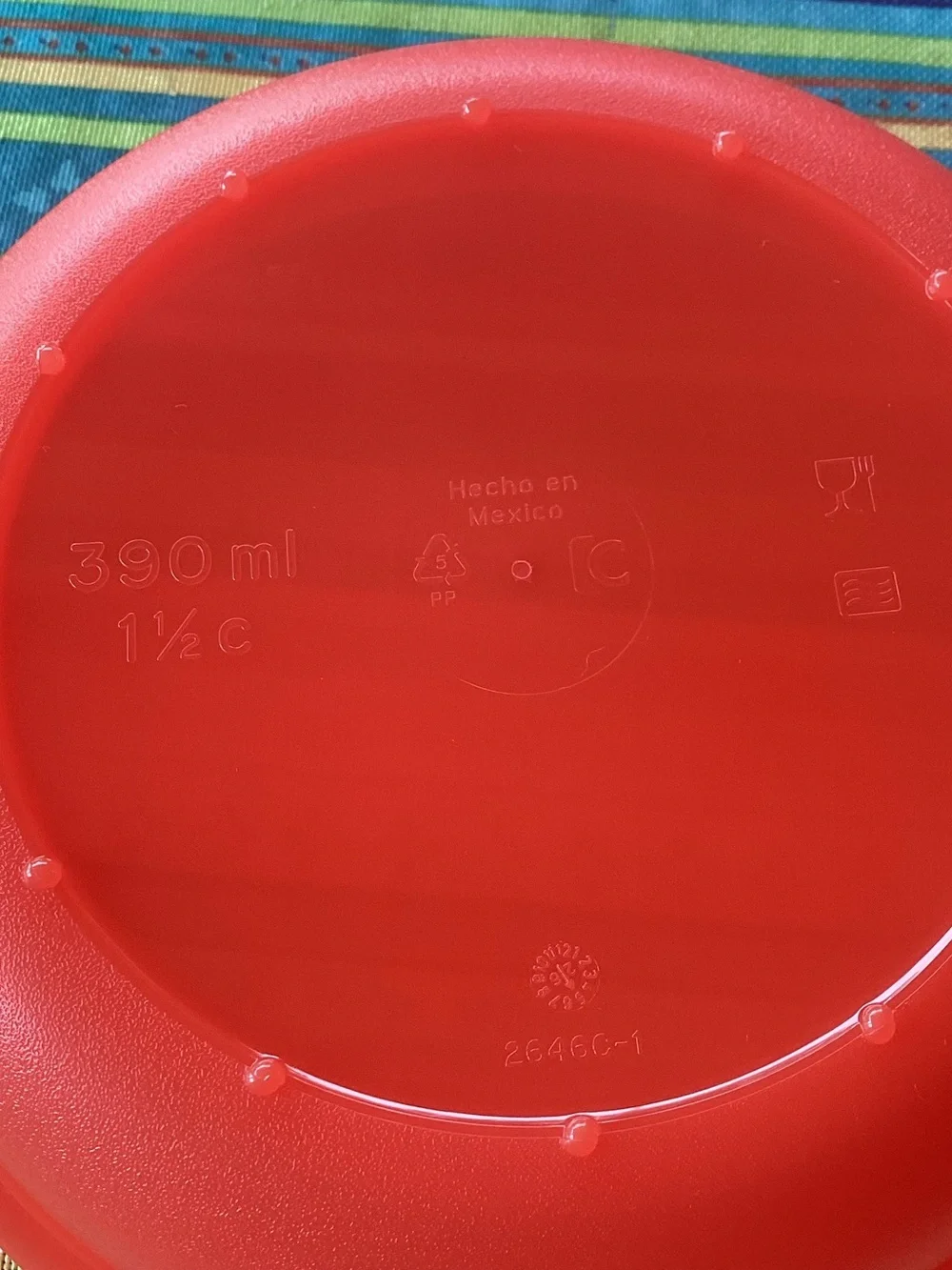 Tupperware Crystal Wave PLUS - set of 3 microwave bowls in red